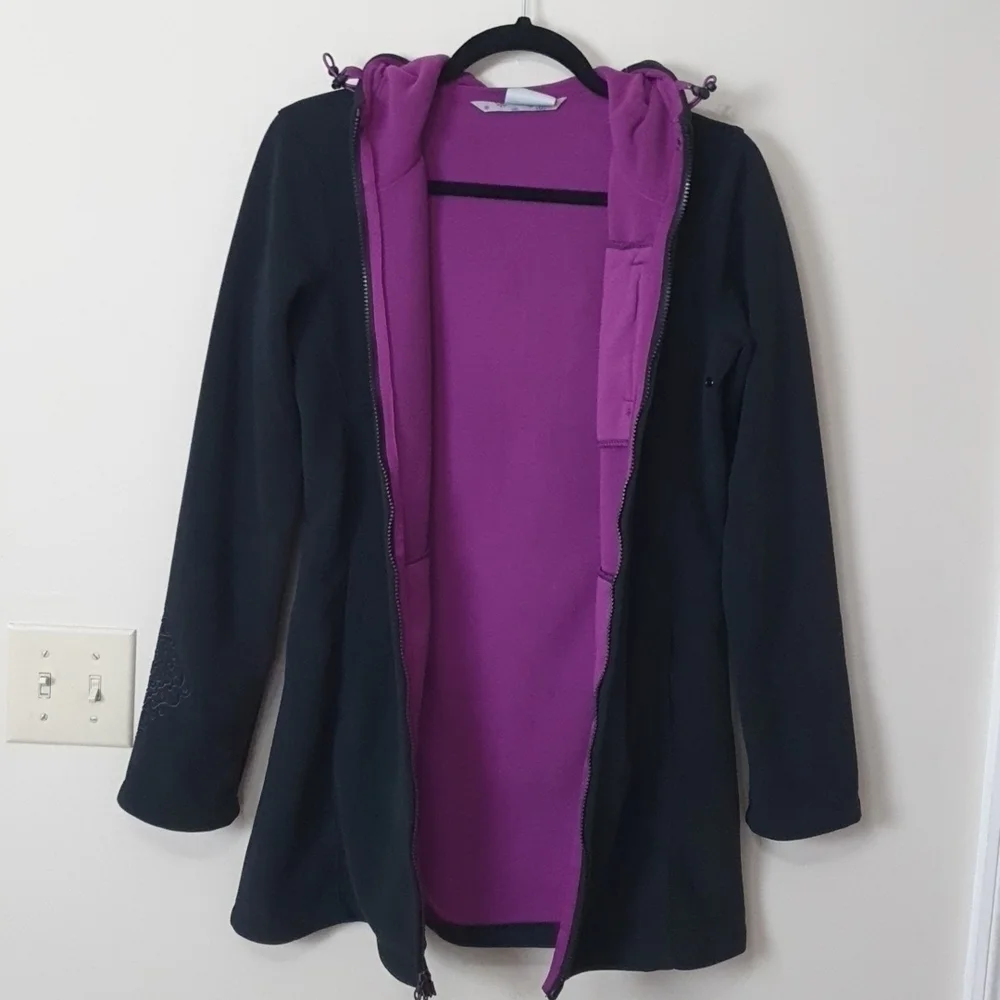 Athleta Swara Embroidered Fleece Jacket